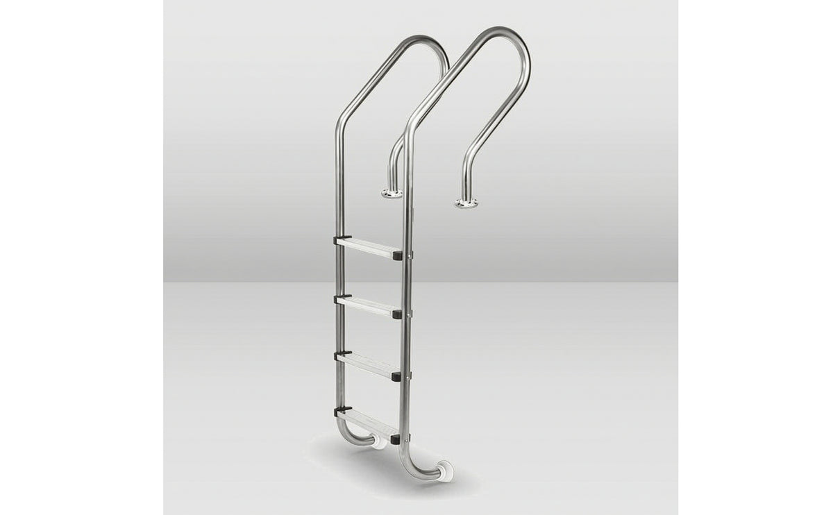 Corrosion-Resistant 4-Step Pool Ladder Sturdy Stainless Steel Pool Ladder Stable Safe