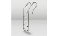 Corrosion-Resistant 4-Step Pool Ladder Sturdy Stainless Steel Pool Ladder Stable Safe