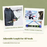 Ski Carry Strap Adjustable Shoulder Holder Snowboard Holder