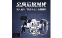 Right Hand Reel Sleek Metal Reel Powerful Baitcaster for Lure Fishing