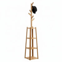 Freestanding Coat Tree Space-Saving Treedesign Coat Rack Stable Base for Bedroom