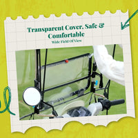 Electric Bike Rain Cover, Folding, Retractable, Waterproof Sun Protection, Detachable, Outdoor Universal