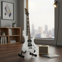 Complete Set Starter Electric Guitar Kit Easy to Play 24 Fret Electric Guitar Ergonomic Body for Beginners