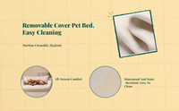 Waterproof Gnaw-Resistant Dog Sofa Bed
Removable Cover