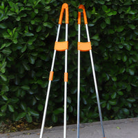 2 Pieces Long Reach Litter Picker Heavy Duty Trash Picker Grabber Rust Resistant