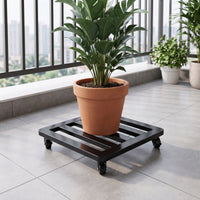 Rolling Greenery Mover Swivel Greenery Mover with Wheels Wheeled Mobile Planter Tray for Gardeners, Homeowners