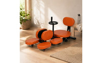 Split-Leg Stretching Guide Steel Frame Seated Stretching Machine Adjustable