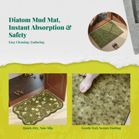 Diatomaceous Earth Bath Mat dries fast
