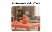 Miniature Furniture Model Highly Detailed Sand Table Miniature Three-Dimensional Printed Resin Model High Exactness Scene