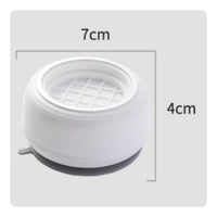4 Pieces Washing Machine Pad Textured Noise Dampening Household Accessory