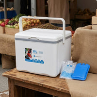 Insulated Cooler Box Sturdy Portable Cooler Box Freezer-Style Gasket