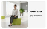 S-Shaped Couch Modern Design Lobby Sofa Rounded profile for Business Owners