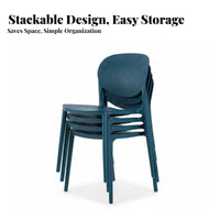 Nordic aesthetic open-rear Chair Stackable Household Furnishing Creative Design Seating Furniture Ergonomic rearrest for Interior Decorators, Small Business Owners, Dining Room, Reception Area, Kitchen, Bedroom