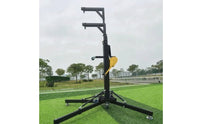 Mobile Stage Stand with Hand Crank Double-Braced Lighting Stand with Wheels Adjustable Height Heavy-Duty for Event Planners, Concerts, Exhibitions