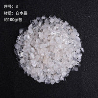 天然水晶净化消磁石黑曜碧玺原石矿石消磁碗宝石花盆鱼缸装饰造景