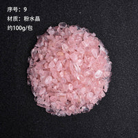 天然水晶净化消磁石黑曜碧玺原石矿石消磁碗宝石花盆鱼缸装饰造景