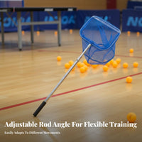 Racket Sport Pong Sphere Picker Efficient Collection Telescopic Sphere Pickup Tool Portable Large Capacity for Athletes