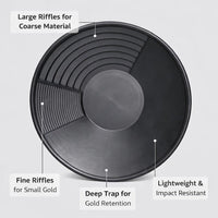 Gold Sifting Classifier Tray, Lightweight Gold Prospecting Pan, Gold Washing Pan with Vial, Gold San - Image 4