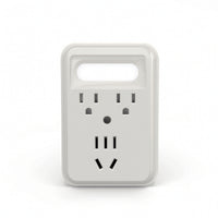 Touch-Control Outlet Extender with Night Light Compact Outlet Extender with USB Ports Space-Saving Warm for Bedroom
