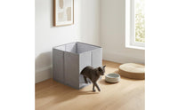 Portable Feline Litter Box Enclosure PVC Feline Litter Box Enclosure Concealed