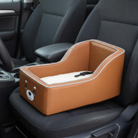 Dog Console Car Seat Non-Slip Pet Armrest Booster Seat Elevated Design for Cats
