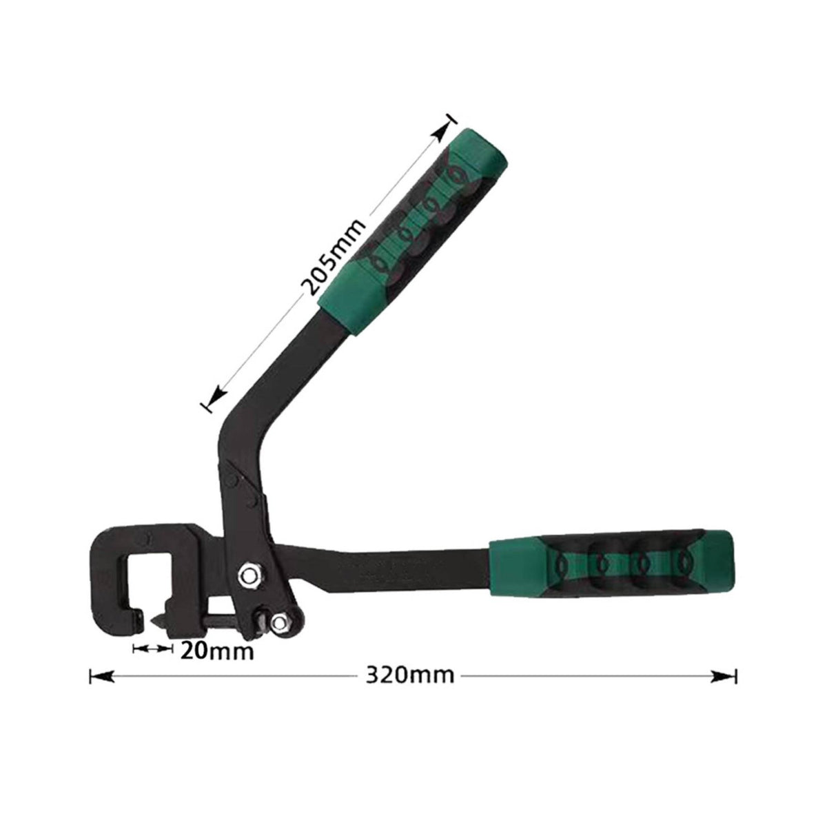Single-Hand Operation Metal Stud Punch Labor-Saving Drywall Stud Crimper Industrial Grade Keel Pliers for Construction Workers, DIY Enthusiasts, Ceiling Installation