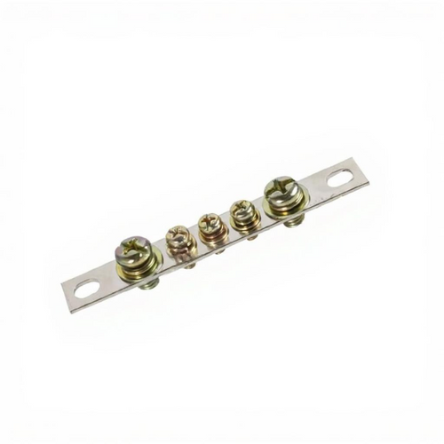 Copper screw terminal block for panels