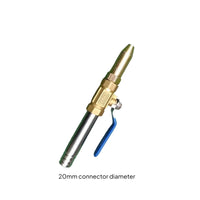 Metal Straight Spray Nozzle Assembly Hand-Operated Spray Nozzle with Lever Handle Long-Lasting High Pressure Wand Corrosion-Resistant for Workshops