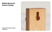 Multipeg Peg Rail Nordic and design Coat Rack Minimalist Design for Renters, Adults