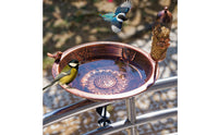 Bird Bath Feeder Shallow Basin Flower Garden Stake Bowl Decorative Accents