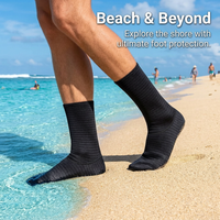 Neoprene Diving Socks Men Women, Wetsuit Socks Long Calf, Thermal Anti-slip Diving Socks for Snorkeling Swimming Surfing Sailing