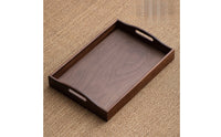 Walnut Serving Tray Smooth Walnut Serving Board Portable for Hosts, Tea Service, Coffee Table, Home Cafe