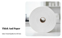Hygienic Disposable Hair Towel Roll Multi-Purpose Salon Beauty Towel Highly Absorbent Non-Woven Material Cleaning Roll Skin-Friendly for Hotel Personnel, Individuals, Spas, Hotels, Home