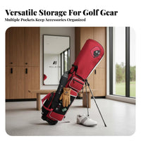 Golf Stand Bag Waterproof Lightweight Golf Carry Bag Unisex Athletic Gear for Golfers, Recreational Golfers, Outdoor, Driving Range, Par 3 Courses