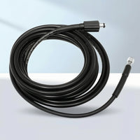 Braided Pressure Washer Hose with M22 Fittings Anti-Kink Power Washer Hose with M22 Fittings Flexible Reinforced for Homeowners, Car Detailers, Driveway Cleaning