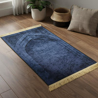 Religious Prayer Mat Thickened Muslim Prayer Rug Ethnic Religious Item for Muslims, Home, Bedroom, Living Room