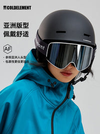 冷元素新款滑雪头盔女单双板成人透气防撞2025装备男防护保暖雪盔