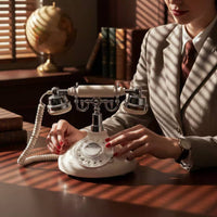 Audio Guestbook Phone Easy to Use Audio Guest Book Decorative for Party, Office