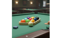 Long-Lasting 9-Ball Rack Polished Edges 9-Ball Geometric Rack Commercial Grade Billiard Racking Frame Reinforced Corners