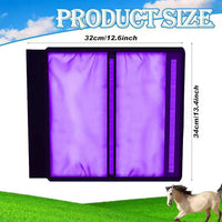 Factory Stock Nylon Horse Leg Guards, Summer Mosquito Protection, Horse Hoof Wraps (4-Piece Set)