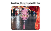 Traditional Lantern, DIY Cartoon Castle Lantern, Handheld Glowing Flower Light for Children, Festive Decoration