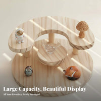 Tiered Cosmetic Rack Multi-Functional Tiered Display Tray Transparent for Women