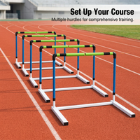 Adjustable Agility Hurdles Pack, Training Hurdles for Speed Training, Indoor Outdoor Agility Hurdles, Footwork Coordination Agility Hurdles