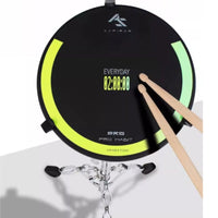 12 Inch Drum Pad Set Beginner Friendly Snare Training Pad Portable Musical Equipment for Home