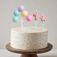 Pet Birthday Strawberry Donut Number Candle Set for Cats and Dogs, Cute Cartoon Cake Dessert Party Decoration