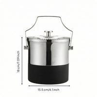 Ice Bucket Stainless Steel Ice Bucket with Lid Insulated Insulated Container for Hosts,   Parties