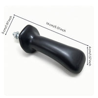 Digger Handle with Mounting Stem Scratch Resistant Digger Joystick Handle Tapered Equipment Parts for Machine Users