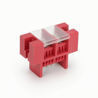 Transparent Through-Wall Terminal Block with Cover Clear Fence Terminal Block Insulated Connector Screw for Electricians