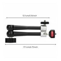 Versatile Arm Compact Tripod Arm Bracket Portable Threaded Hole Bracket for Photography, Video Filming
