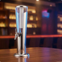 Beer Dispenser Cylindrical Beverage Dispenser Large Capacity Drinkware for Party